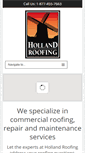 Mobile Screenshot of hollandroofing.com